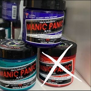2 manic panic dyes!! NEW UNOPENED